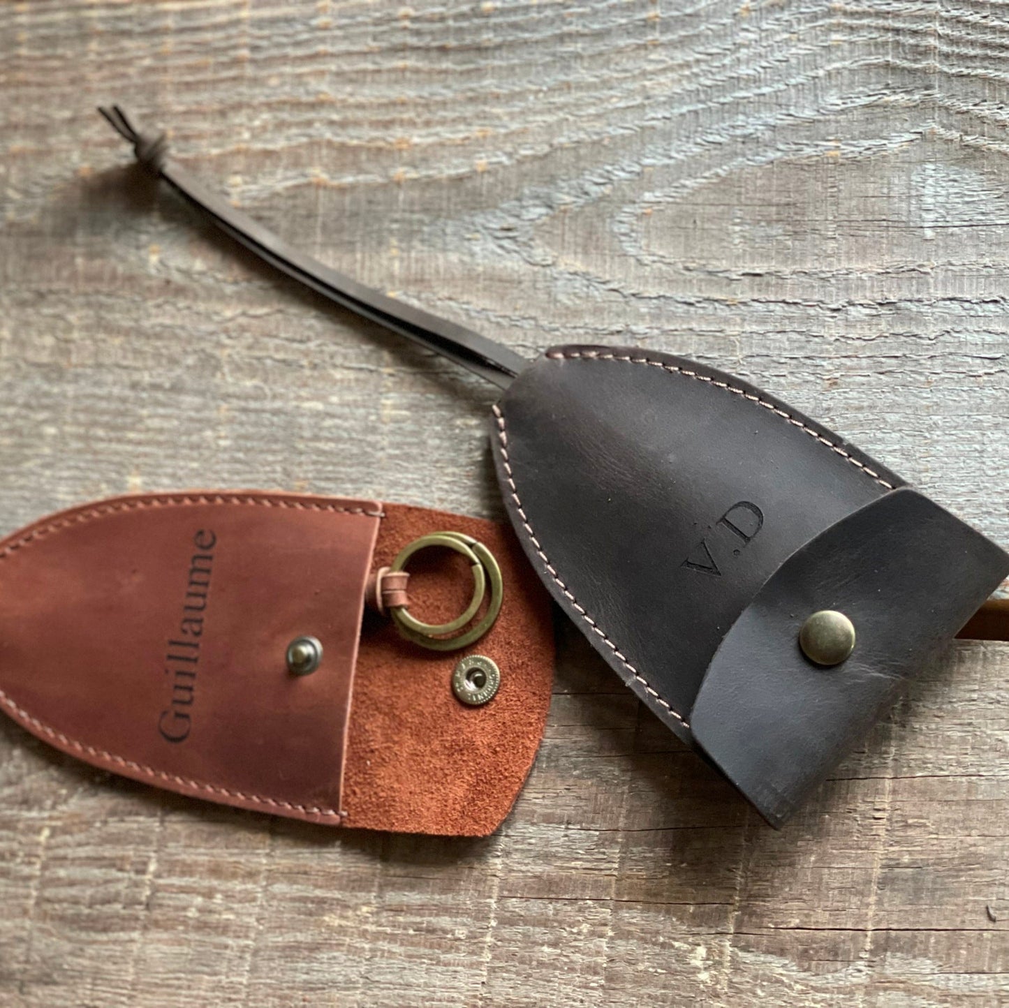 Etui na klucze skórzane