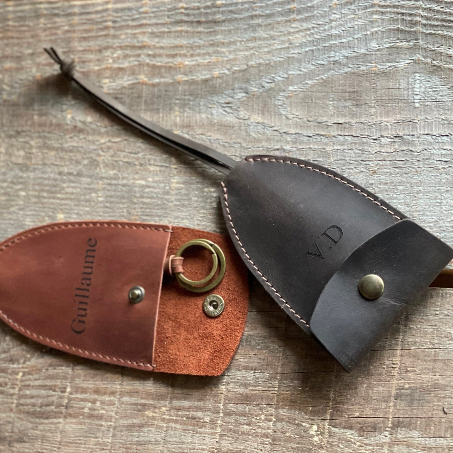 Etui na klucze skórzane