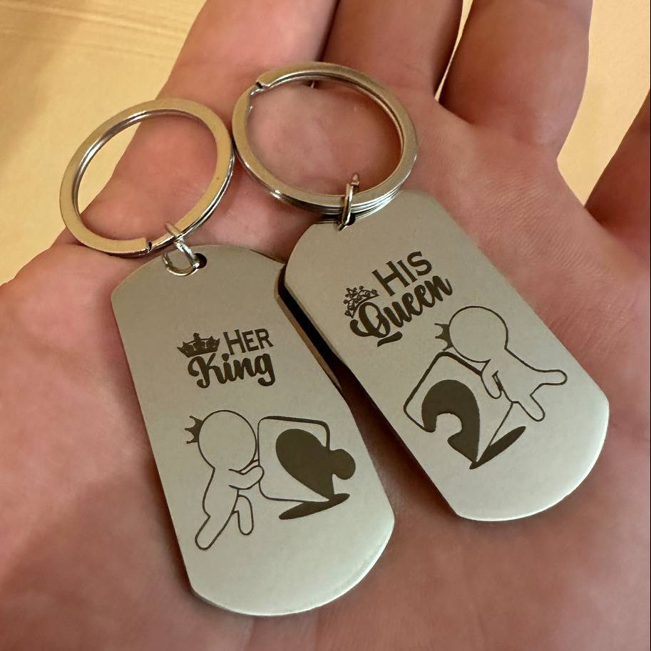 Brelok z grawerem dwustronnym - przykładowe teksty.

