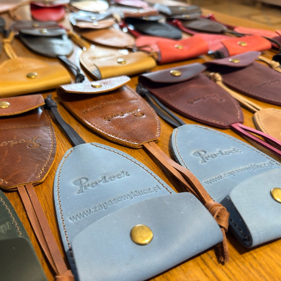 Skórzany portfel na klucze